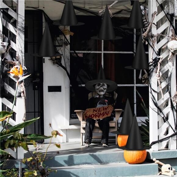 12 PCS Halloween Witch Hats - Picture 6 of 7